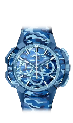 Review Jacob & Co EPIC X CHRONO 44MM TRI-COMPAX BLUE CAMO EC440.22.AB.AA.A Replica watch